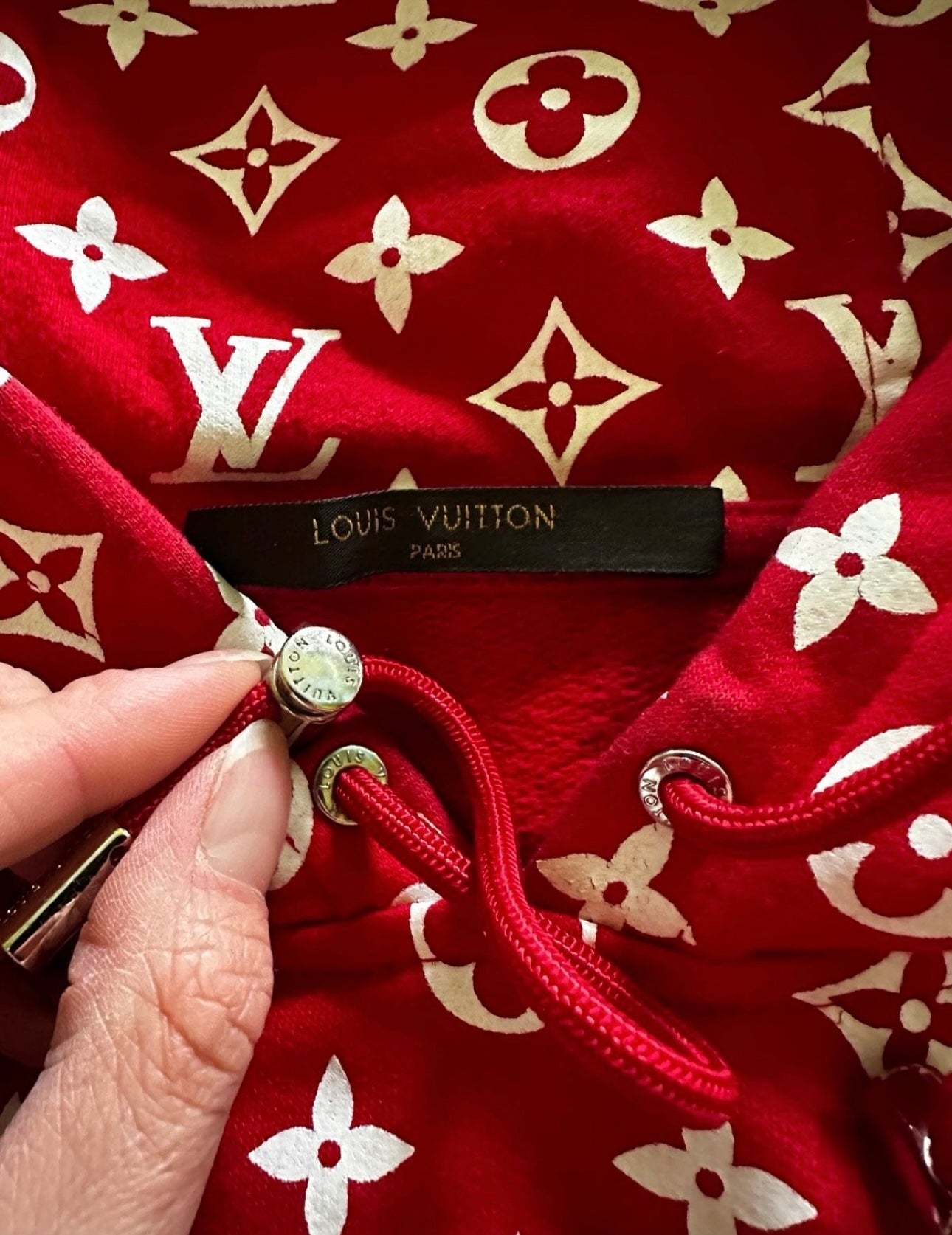 Louis Vuitton x Supreme Hoodie - Size XXL