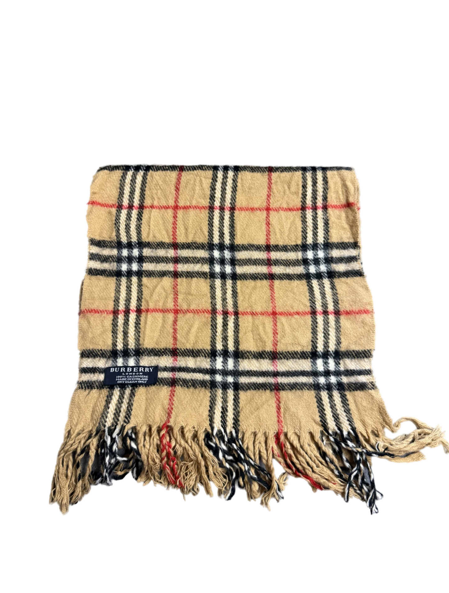 Burberry Schal 100% Kaschmir Vintage – Beige