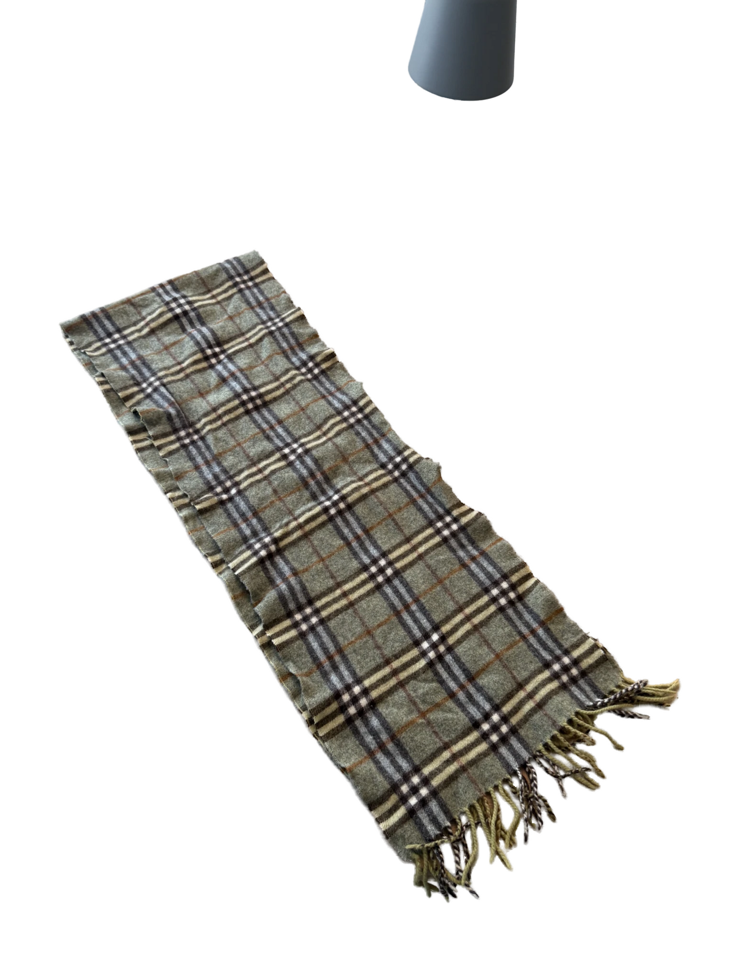 Burberry Schal 100% Lammwolle Vintage – Beige
