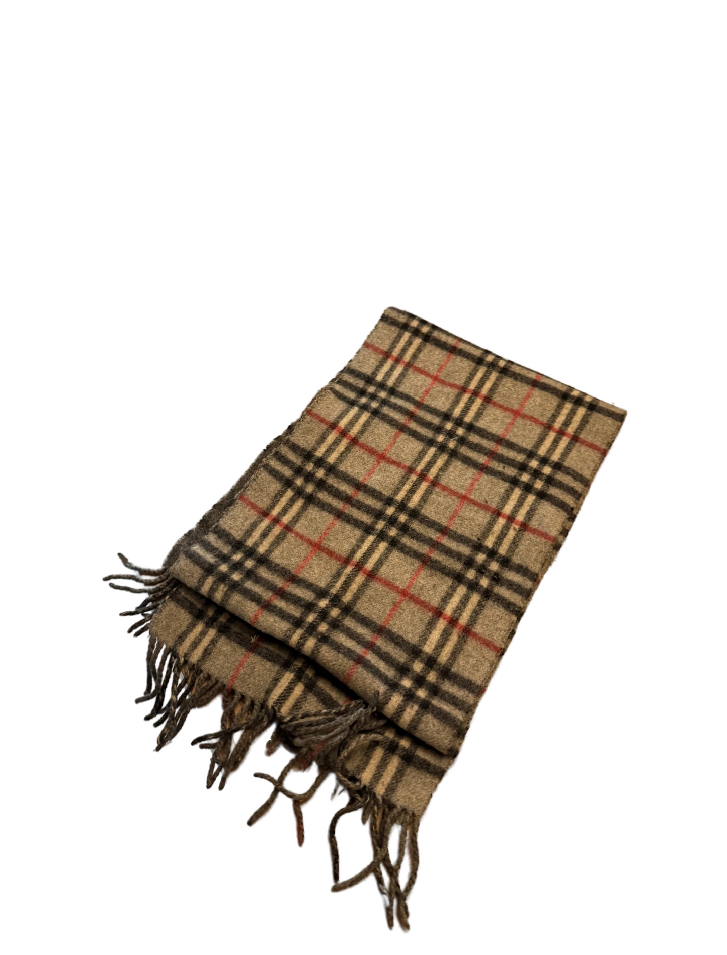 Burberry Schal 100% Lammwolle Vintage – Grau