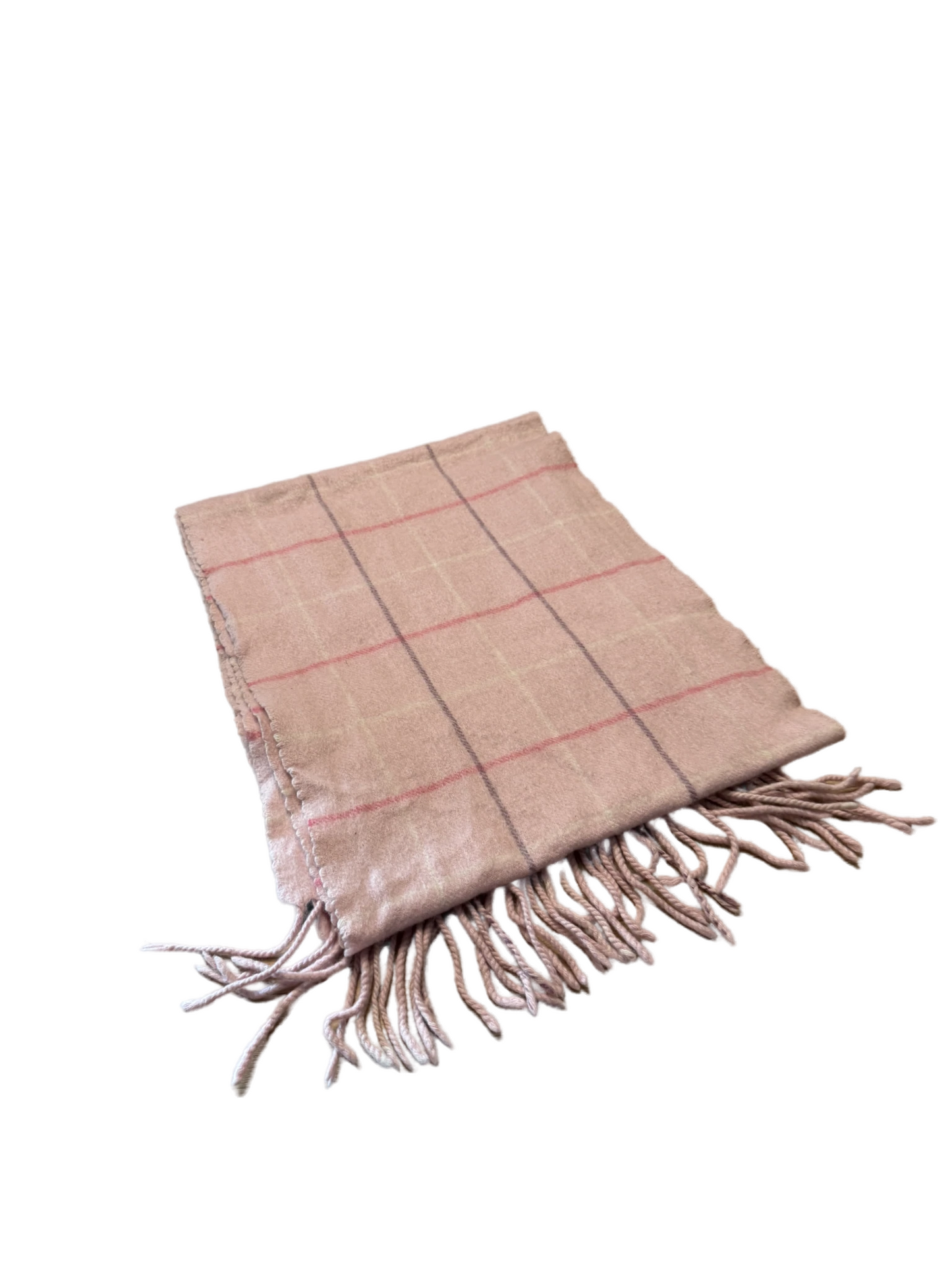 Burberry Schal 100% Lammwolle Vintage – Rosa