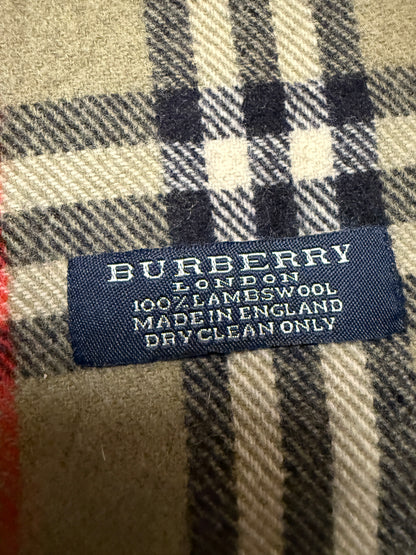 Burberry Schal 100% Lammwolle Vintage – Grau