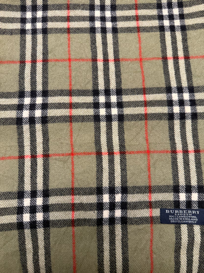 Burberry Schal 100% Lammwolle Vintage – Grau