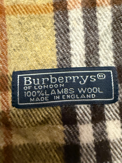 Burberry Schal 100% Lammwolle Vintage – Gelb