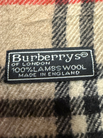 Burberry Schal 100% Lammwolle Vintage – Beige