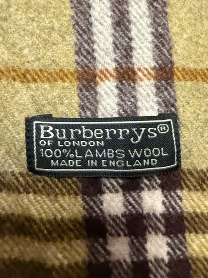 Burberry Schal 100% Lammwolle Vintage – Grün