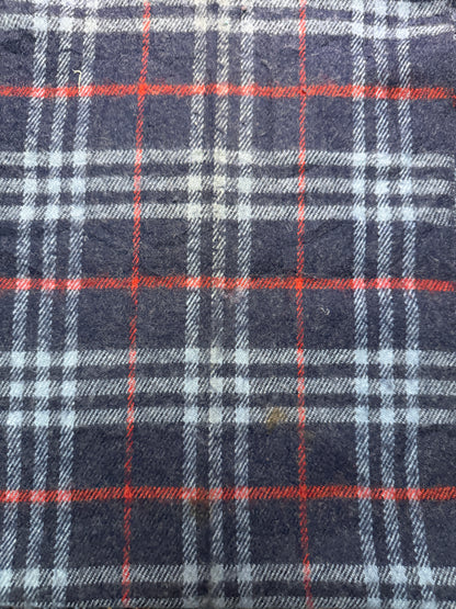 Burberry Schal 100% Lammwolle Vintage – Blau