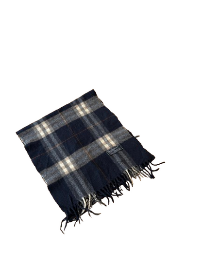 Burberry Schal 100% Lammwolle  Vintage - Dunkelblau