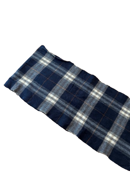 Burberry Schal 100% Lammwolle  Vintage - Dunkelblau