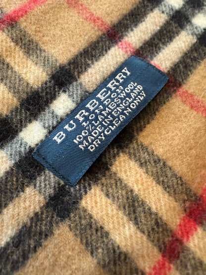 Burberry Schal 100% Lammwolle  Vintage – Beige