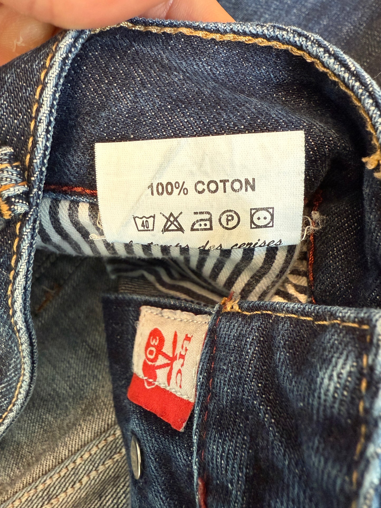 Japan Rags Jeans Blau