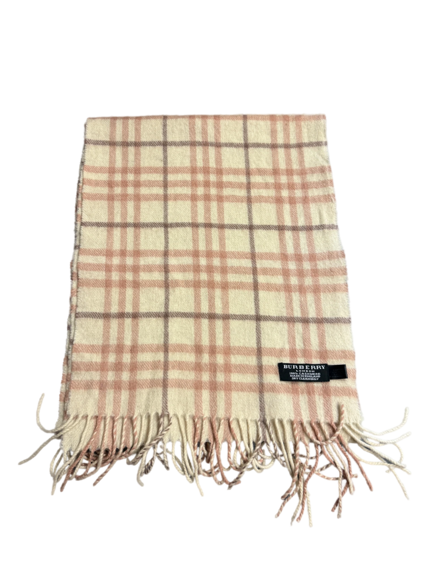 Burberry Schal 100% Kaschmir Vintage – Rosa