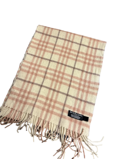 Burberry Schal 100% Kaschmir Vintage – Rosa