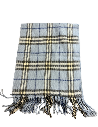 Burberry Schal 100% Kaschmir Vintage – Blau