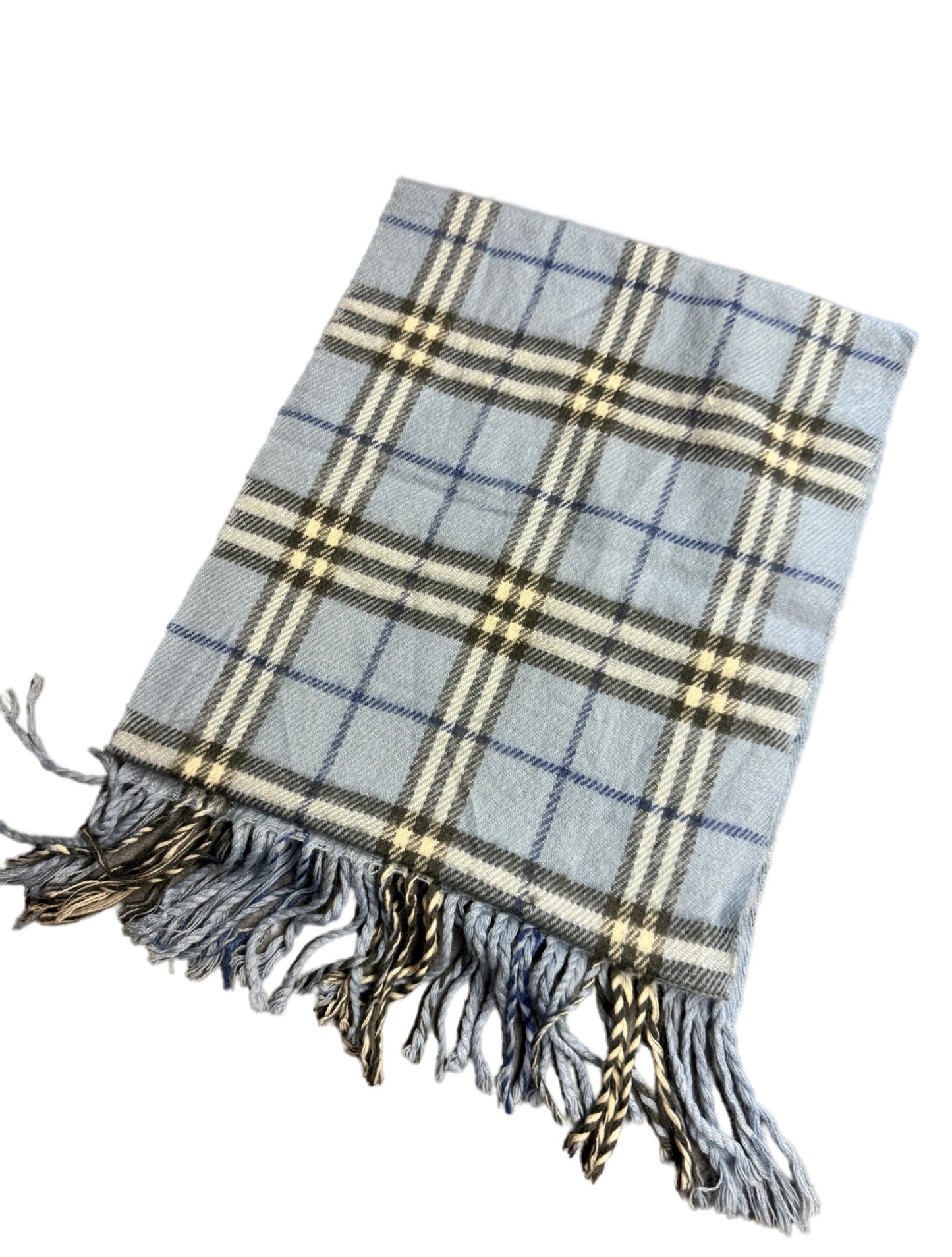 Burberry Schal 100% Kaschmir Vintage – Blau