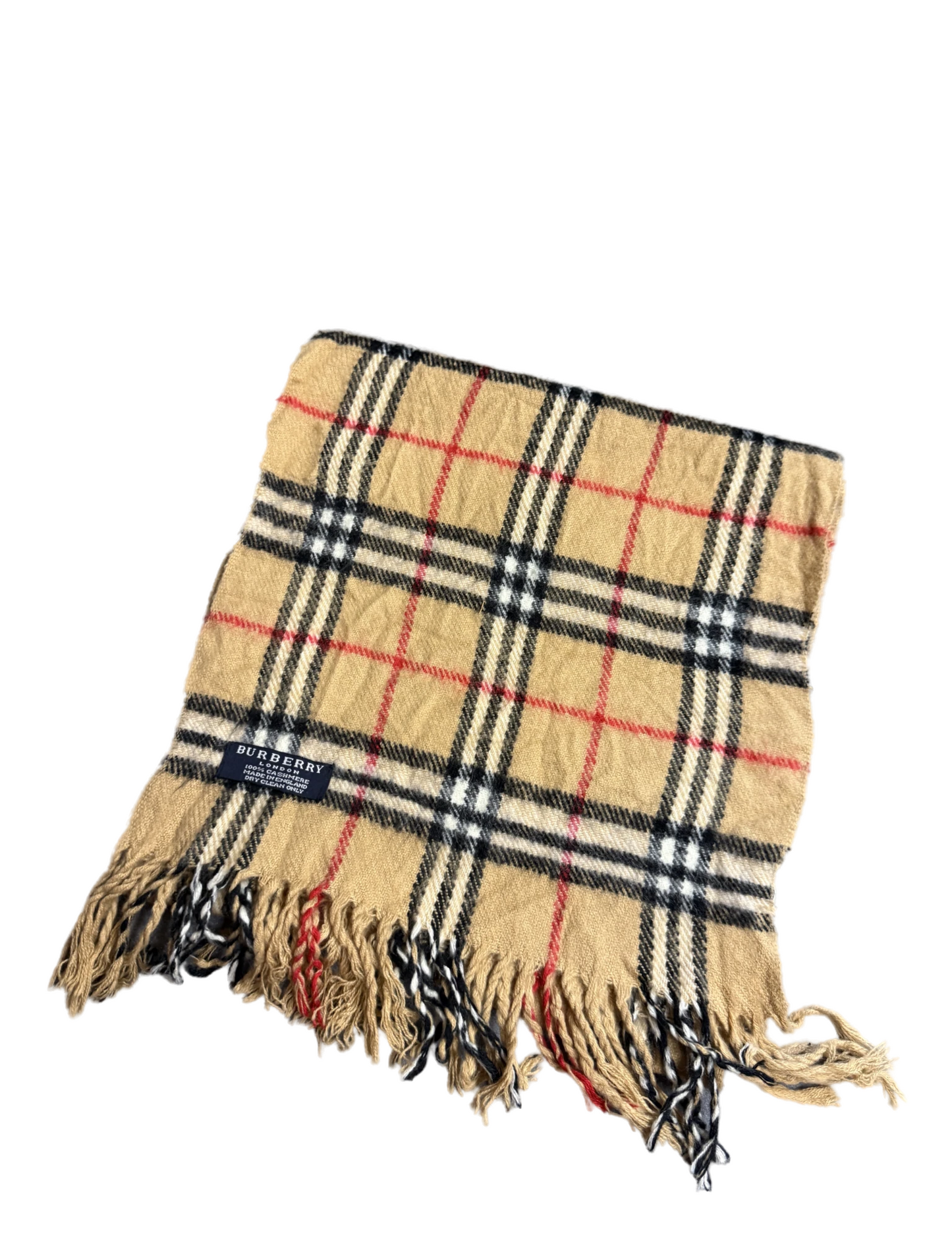 Burberry Schal 100% Kaschmir Vintage – Beige