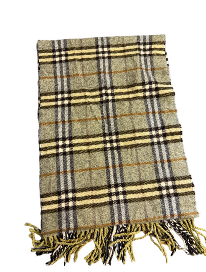 Burberry Schal 100% Lammwolle Vintage – Beige