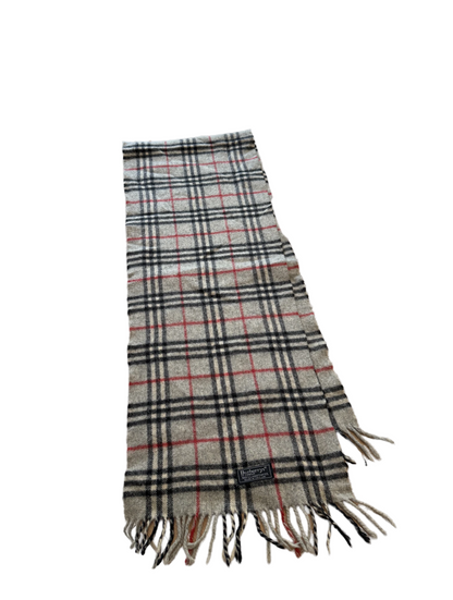 Burberry Schal 100% Lammwolle  Vintage - Grau