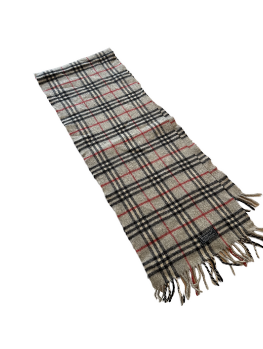 Burberry Schal 100% Lammwolle  Vintage - Grau