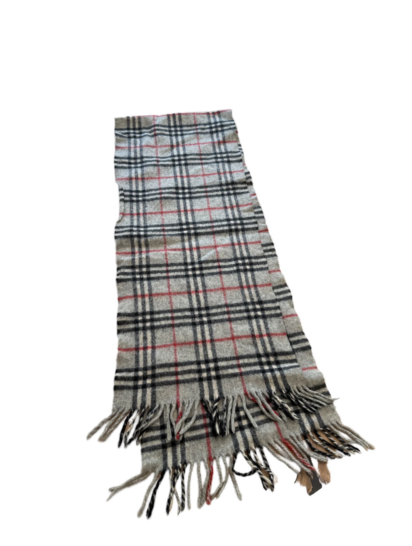 Burberry Schal 100% Lammwolle  Vintage - Grau