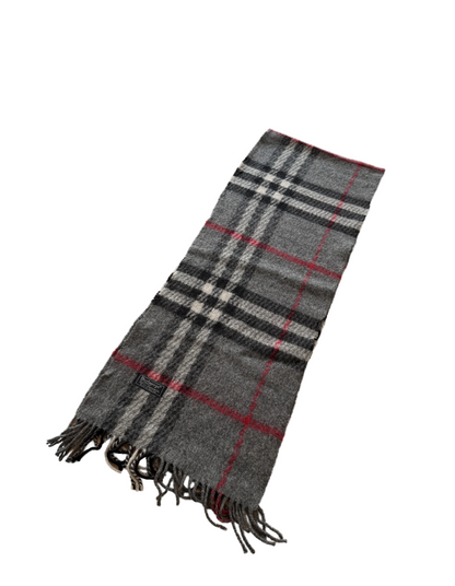 Burberry Schal 100% Lammwolle  Vintage – Grau