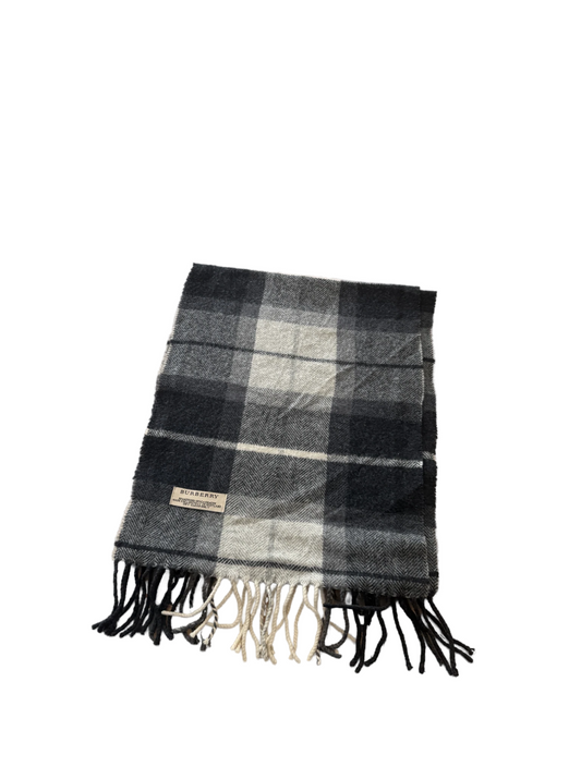 Burberry Schal 90% Merino / 10% Kaschmir  Vintage – Grau