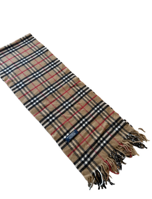Burberry Schal 100% Lammwolle  Vintage – Beige