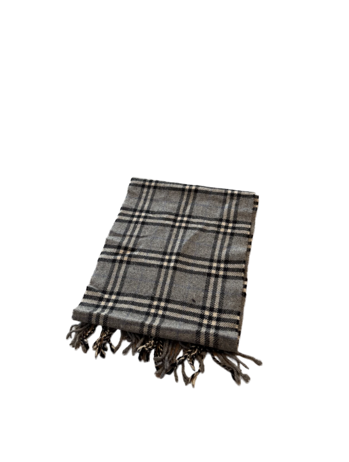 Burberry Schal 100% Lammwolle  Vintage – Grau