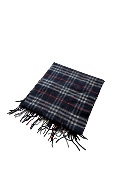 Burberry Schal 100% Kaschmir Vintage – Dunkelblau
