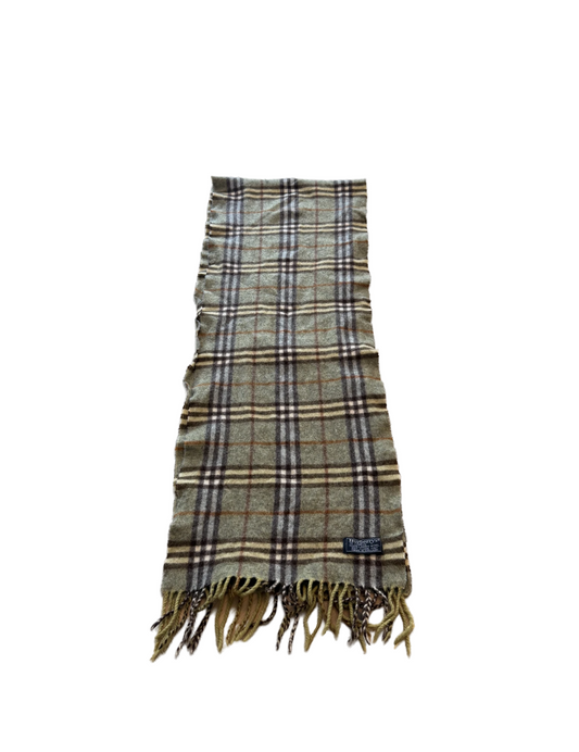 Burberry Schal 100% Lammwolle  Vintage – Beige