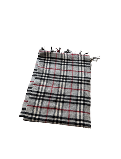 Burberry Schal 100% Lammwolle  Vintage – Grau