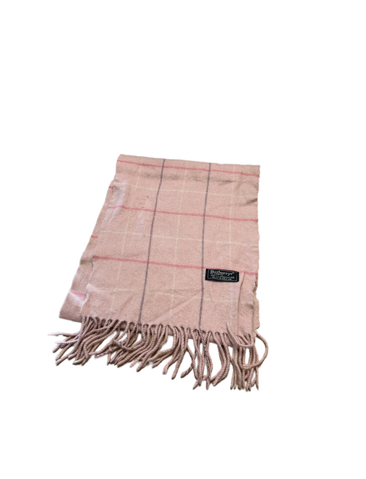 Burberry Schal 100% Lammwolle  Vintage – Rosa