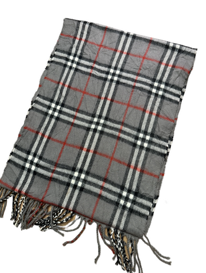 Burberry Schal 100% Kaschmir Vintage – Grau