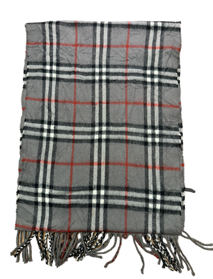 Burberry Schal 100% Kaschmir Vintage – Grau