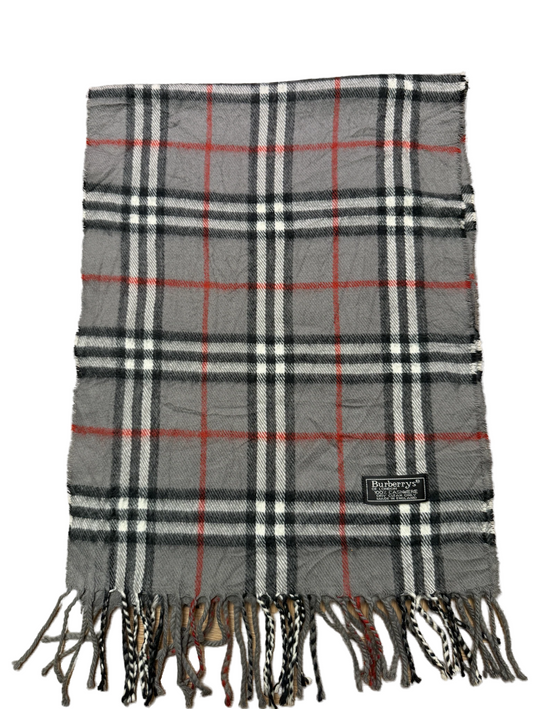 Burberry Schal 100% Kaschmir Vintage – Grau