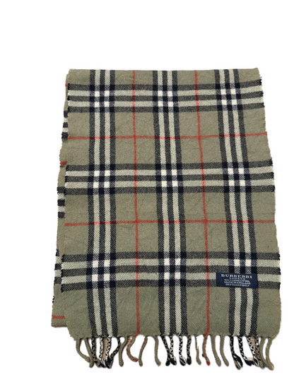 Burberry Schal 100% Lammwolle Vintage – Grau