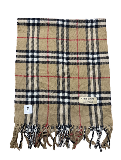 Burberry Schal 100% Lammwolle Vintage – Beige