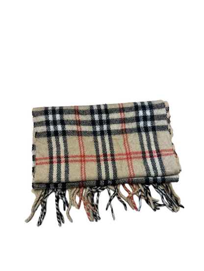 Burberry Schal 100% Lammwolle Vintage – Beige