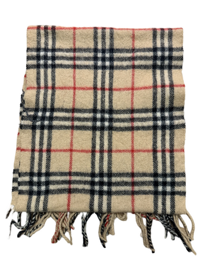 Burberry Schal 100% Lammwolle Vintage – Beige