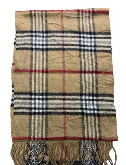 Burberry Schal 100% Lammwolle Vintage – Beige