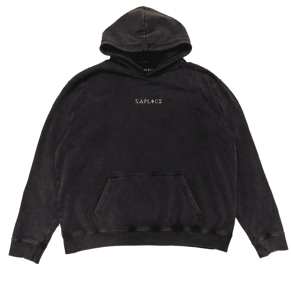 Saplice Oversized Hoodie Backprint - Grey