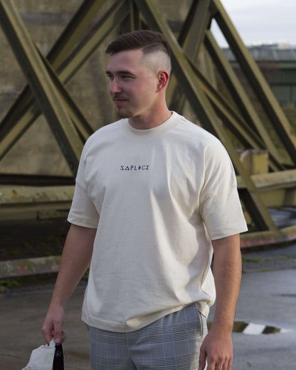 Saplice Oversized Tee - Natural Raw